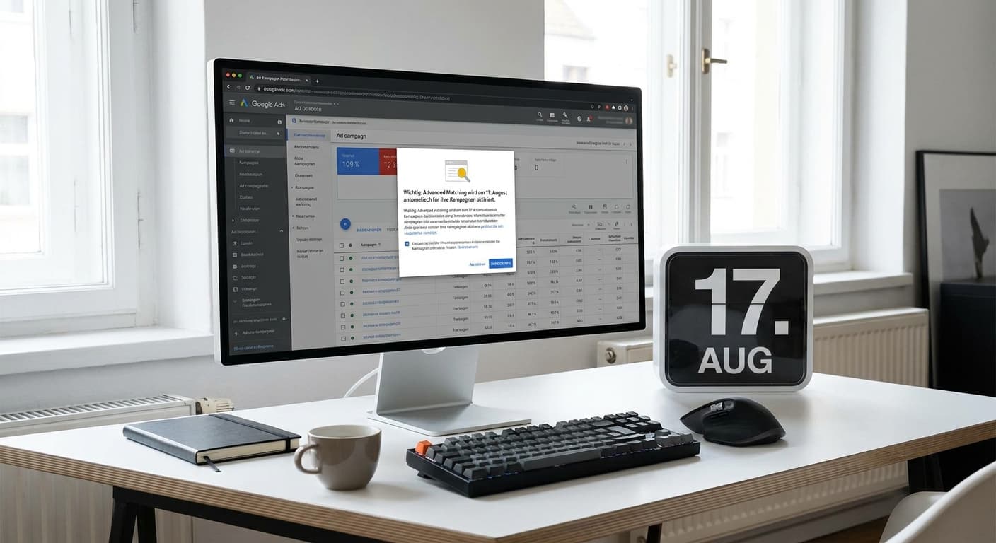 ChatGPT Ads: Am 17. August wird Advanced Matching automatisch aktiviert