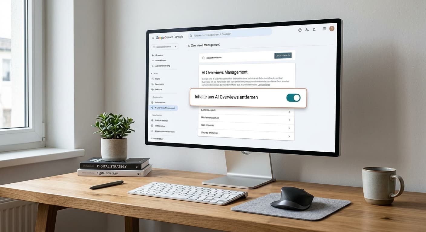 Search-Console-AI-Controls: KI-Sichtbarkeit messen und aus AI Overviews aussteigen